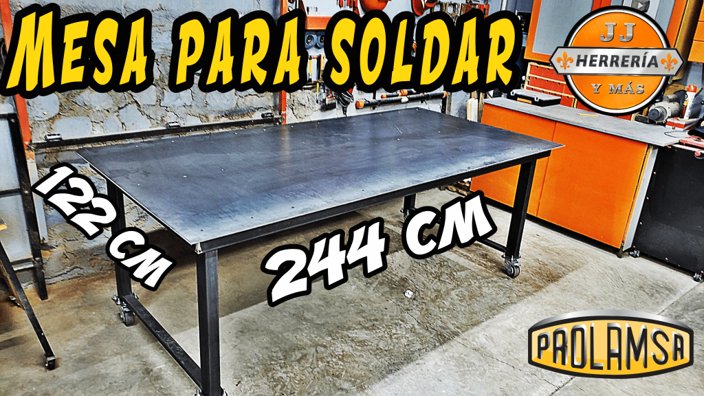 Tutorial mesa para soldar con perfiles de acero Prolamsa