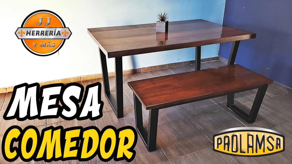 tutorial mesa de comedor estilo industrial con perfiles de acero PROLAMSA