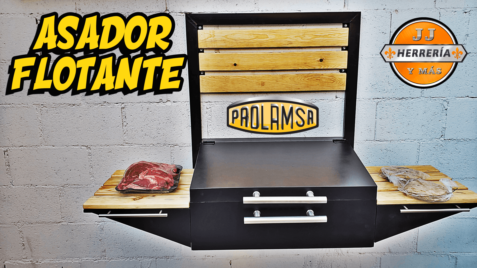 tutorial asador flotante con perfiles de acero PROLAMSA