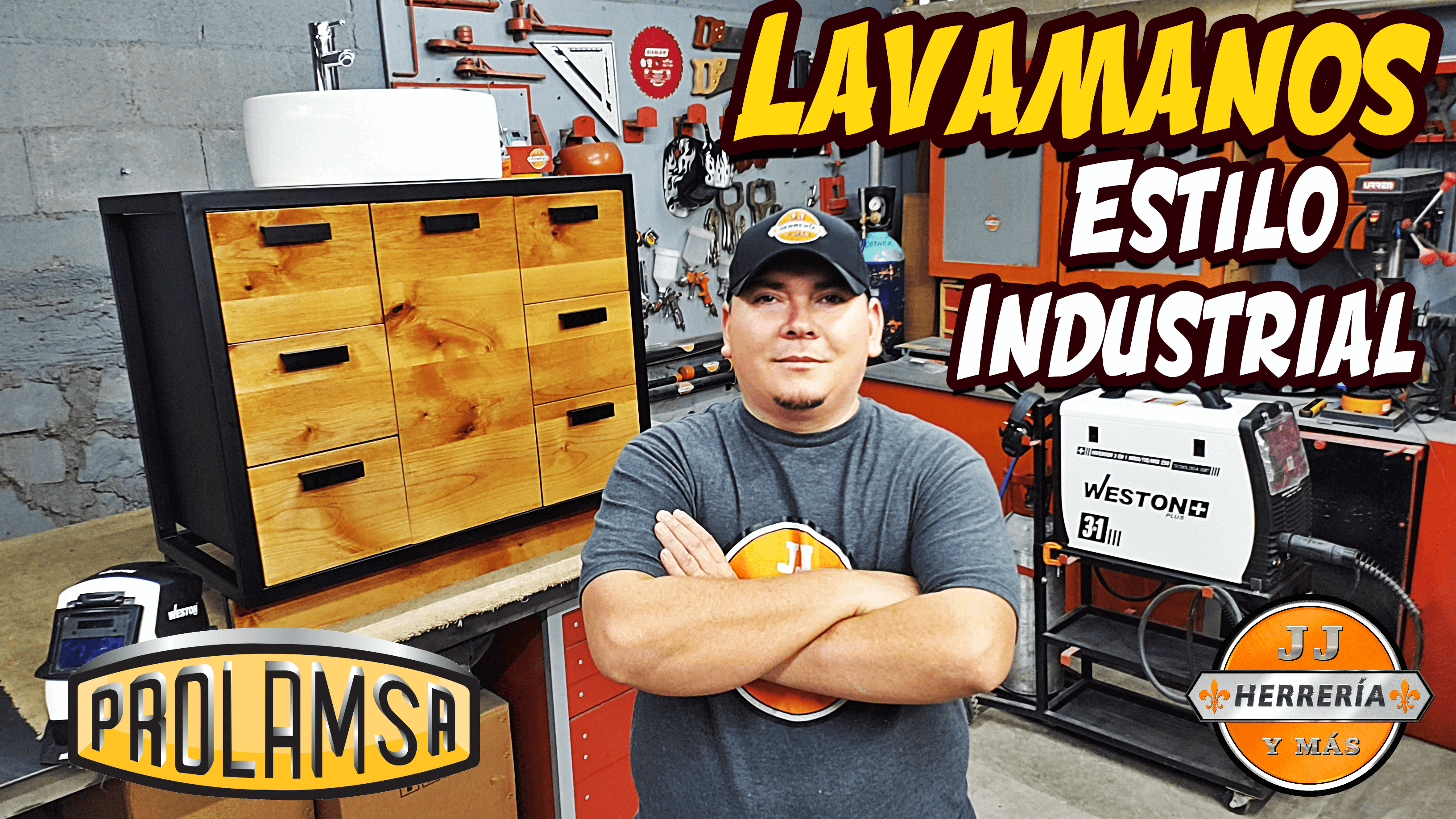 tutorial lavamanos estilo industrial perfiles de acero PROLAMSA