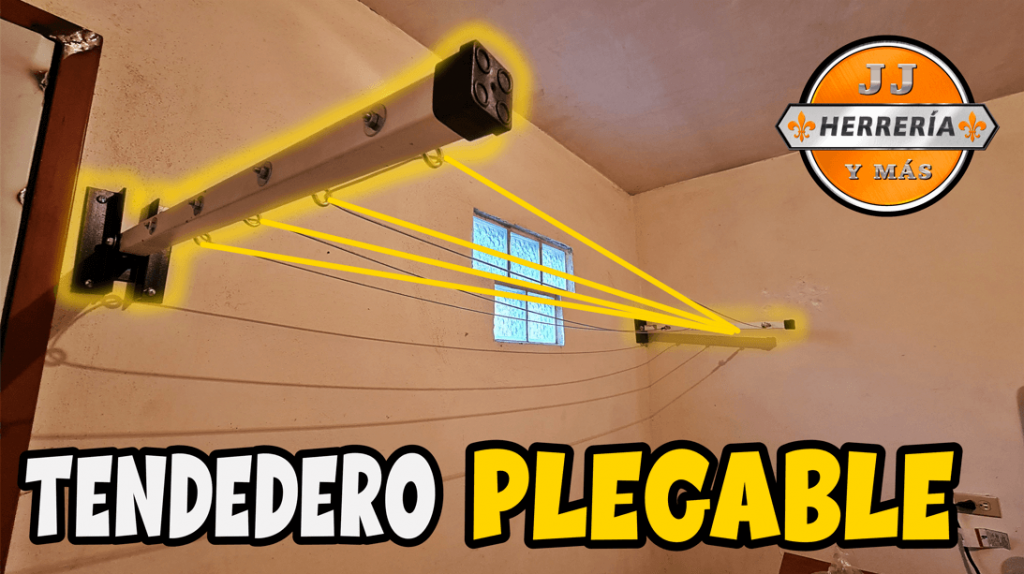 Tutorial tendedero con perfiles de acero