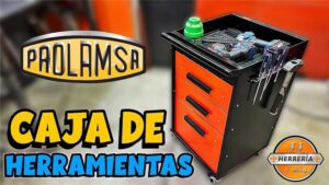 Caja de herramientas metálica fabricada con perfiles y componentes de acero PROLAMSA
